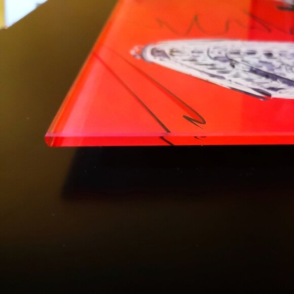 Tandem Black Modern Floating Frame Wall Art Titled New York Empire State 18"x18" - Picture 4 of 4